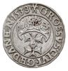 grosz 1538, Gdańsk, na awersie końcówka napisu PRVSS i grube krzyże w herbie Gdańska,