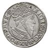 trojak 1557, Gdańsk, na awersie popiersie króla w obwódce, Iger G.57.1.a (R4), bardzo ładny i rzad..