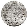 trojak 1601, Kraków, popiersie króla w prawo, Iger K.01.2.a (R1), moneta wybita lekko uszkodzonym ..