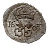 denar 1603, Poznań, odmiana z pełną datą 16 - 03, rzadki i bardzo ładny, patyna
