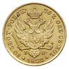 50 złotych 1822, Warszawa, złoto 9.77 g, Plage 7, Bitkin 810 (R1), Fr. 107, minimalne uszkodzenie ..