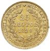 25 złotych 1829, Warszawa, złoto 4.88 g, Plage 20, Bitkin 980( R1), Fr. 110, rzadkie, minimalne za..