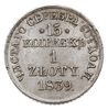 15 kopiejek = 1 złoty 1839, Warszawa, Plage 412, Bitkin 1172, minimalna wada blachy, ale piękne, d..