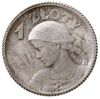 1 złoty 1924, Paryż, Parchimowicz 107.a, piękne, delikatna patyna