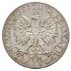 10 złotych 1932, Warszawa, Głowa Kobiety, na rewersie wypukły napis PRÓBA, srebro 21.78 g, Parchim..