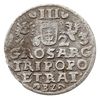 trojak 1623, Opole, popiersie w koronie, Iger OR.23.1.a (R4), F.u.S. 2916, wada blachy, rzadki, ci..