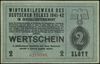 Winterhilfswerk, 2 złote 1941/1942, numeracja 0219596, wystawione na Aab Andreas, Kidatowice 121”,..