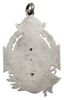Związek Floriański, srebrna odznaka Za Gorliwość, biały metal srebrzony 43 x 28.5 mm
