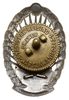odznaka pamiątkowa Korpusu Ochrony Pogranicza, wariant z 19 promieniami i odlewanym Orłem, tombak ..
