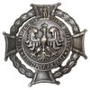 odznaka korporacyjna Głównego Związku Straży Pożarnej R.P. II stopnia, biały metal srebrzony 49 x ..