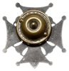 odznaka pamiątkowa 5 Kresowej Dywizji Piechoty, srebro 40 x 40 mm, emalia, na stronie odwrotnej pr..