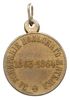 medal z uszkiem Za Stłumienie Powstania Styczniowego 1863-1864, brąz 28 mm, Diakov 722.1, patyna