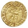 dukat 1587, Praga, złoto 3.44 g, Dietiker 430, Fr. 88, Halacka 295, lekko gięty