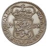 1/4 guldena (5 stuivers) 1759, Delm. -, Purmer Ho67, Verk. 54.3, bardzo ładne, patyna