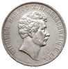 dwutalar 1856 B, Brunszwik, wybite z okazji 25. rocznicy panowania, srebro 37.09 g, AKS 97, Dav. 6..