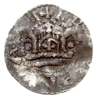 denar, Aw: Głowa króla w koronie w prawo, OTTO MPEA ..., Rw: Świątynia, ER...ANDA..., srebro 1.12 g, Dbg 932, Kluge 478, patyna