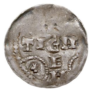 denar, Aw: Korona, HENRICVS REX, Rw: Napis w formie krzyża ARGEN / TI / NA, w polach perełkowe łuki z gwiazdkami, srebro 0.98 g, Dbg 915, Kluge 80