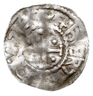 denar, Aw: Głowa w prawo, Rw: Krzyż z kulkami w polach, srebro 1.34 g, Dbg 957, Kluge 328