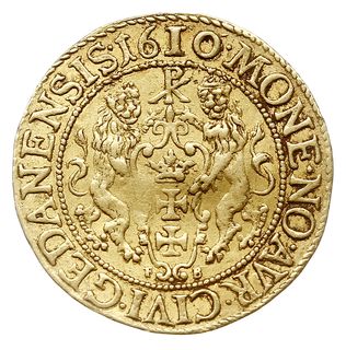 dukat 1610, Gdańsk, Aw: Popiersie króla w prawo 