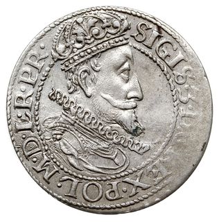 ort 1615, Gdańsk, duża głowa króla, Shatalin G.15-7 (R3), mennicza wada bicia