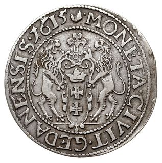 ort 1615, Gdańsk, duża głowa króla, Shatalin G.15-11 (R2)