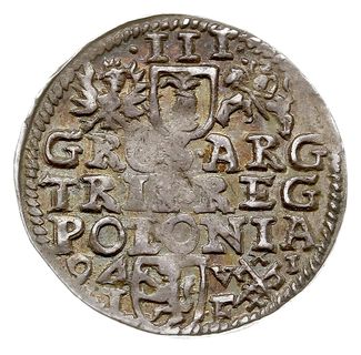 trojak 1594, Poznań, Iger P.94.1.a, patyna