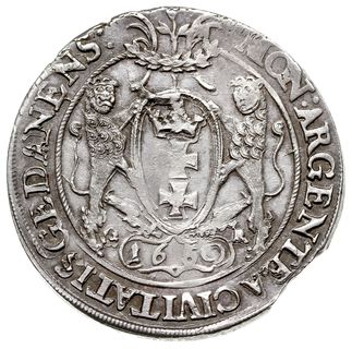 talar 1650, Gdańsk, Aw: Popiersie króla, w prawo