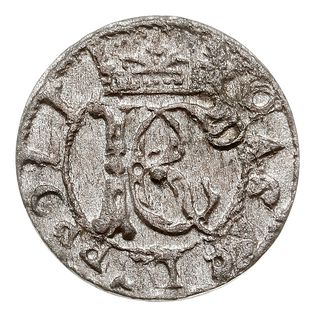 szeląg 1652, Wilno, omyłkowa data 11652 - moneta nienotowana w literaturze, wielka rzadkość, ładnie zachowany