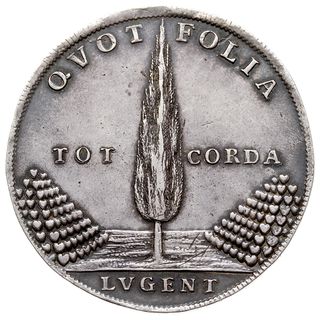 talar 1727, Drezno, moneta wybita z okazji śmier