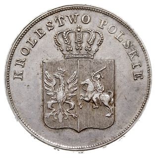 5 złotych 1831, Warszawa, Plage 272, minimalnie justowane, patyna