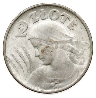 2 złote 1924, Filadelfia, odwrotka”, Parchimowicz 109 c, piękne, patyna