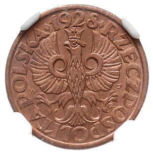 1 grosz 1928, Warszawa, Parchimowicz 101 d, mone