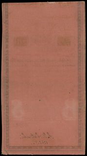 100 złotych polskich 8.06.1794, seria B, numeracja 18192, widoczny firmowy znak wodny J. Honig ...”, Lucow 34 (R5), Miłczak A5, rzadkie w tym stanie zachowania