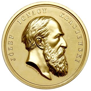 Józef Ignacy Kraszewski, medal autorstwa M. Bard