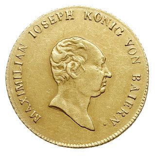 dukat 1813, Monachium, złoto 3.48 g, AKS 38, Fr. 265, J. 112, lekko przeczyszczona powierzchnia, egzemplarz z aukcji WCN 55/1108