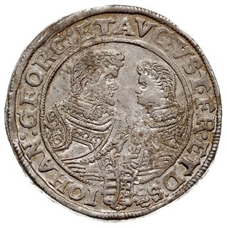talar 1611, Drezno, srebro 29.16 g, Dav. nie notuje z takim znakiem menniczym, Keilitz/Kahnt 235, Schnee 770, piękny, bardzo ostry egzemplarz z pełnym lustrem menniczym