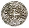 denar 1009-1024, Aw: Popiersie w prawo, HEINRIC RE, Rw: Krzyż z kulkami w polach, AVGVSTA CIV, sre..