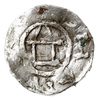 Naśladownictwo denara krzyżowego, Aw: Kapliczka, Rw: Krzyż kawalerski, srebro 1.84 g, jak CNP typ II