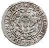 ort 1616, Gdańsk, mała głowa króla z kołnierzem,