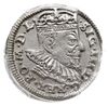 trojak 1593, Wilno, Iger V.93.1.a, Ivanauskas 5SV31-15, moneta w pudełku firmy PCGS z oceną MS 63,..