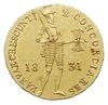 dukat 1831, Warszawa, kropka przed pochodnią, złoto 3.49 g, Plage 269