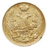 3 ruble = 20 złotych 1838, Petersburg, złoto 3.90 g, Plage 307, Bitkin 1079 (R), patyna