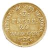 3 ruble = 20 złotych 1838, Petersburg, złoto 3.90 g, Plage 307, Bitkin 1079 (R), patyna