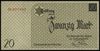 20 marek 15.05.1940, numeracja 027942, papier ze znakiem wodnym, Lucow 865 (R6), Miłczak’05 Ł6b, M..
