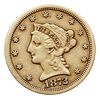 2 1/2 dolara 1872 S, San Francisco, typ Coronet, złoto 4.11 g, nakład tylko 18.000 sztuk, rzadkie