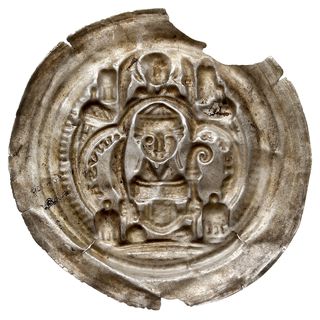abp Wichmann von Seeburg 1154-1192, brakteat, mennica Halle