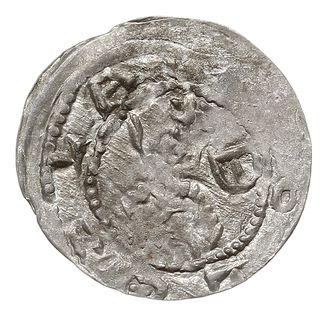 denar, 1157-1166, Aw: Popiersie z mieczem, wokoł