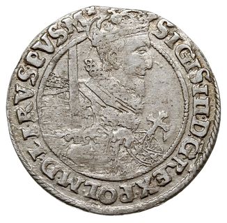 ort 1622, Bydgoszcz, odmiana napisowa na rewersie .... PVS M, Shatalin K22-8 (R7), moneta z końca blachy, bardzo rzadka odmiana