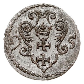 denar 1595, Gdańsk, bardzo ładny