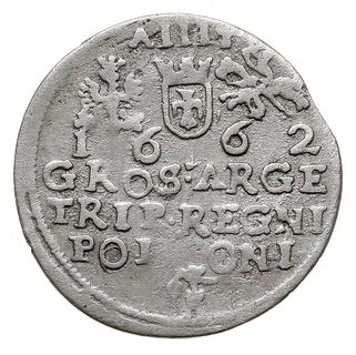 trojak 1662, Kraków, Iger K.62.1.g (R2)